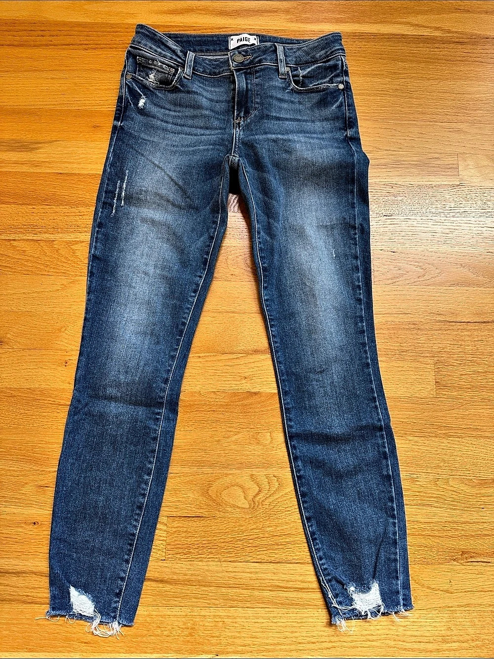 Paige Skinny Jeans Blue Waist 26